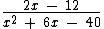 The functions f(x) and g(x) are defined below. (in the image attached) Which expression-example-2