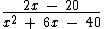 The functions f(x) and g(x) are defined below. (in the image attached) Which expression-example-3