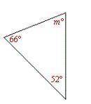 Find m in the acute triangle.-example-1