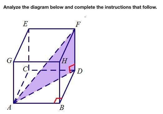 In this rectangular box, EF = 6, FD = 5, and DB = 8. Find A F . A. V61 B. V89 C. 10 D-example-1