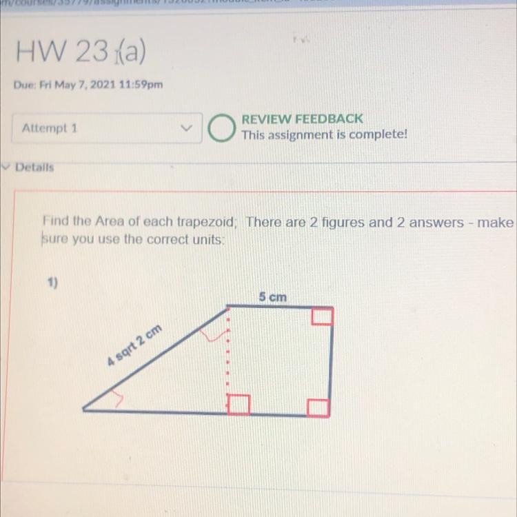 So lost. How do I find the area when the height isn’t shown.-example-1