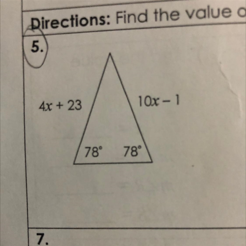 Find the value of each variable.-example-1