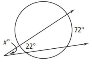 Find the value of x in the diagram below:-example-1