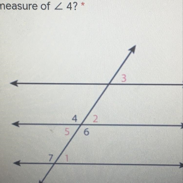 Given the diagram below if the measure of <1 is 36° what is the measure of &lt-example-1