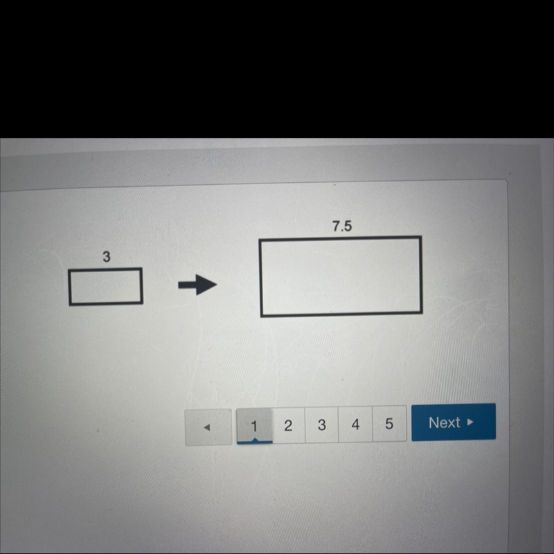 Scale Factor What scale factor was applied to the first rectangle to get the resulting-example-1