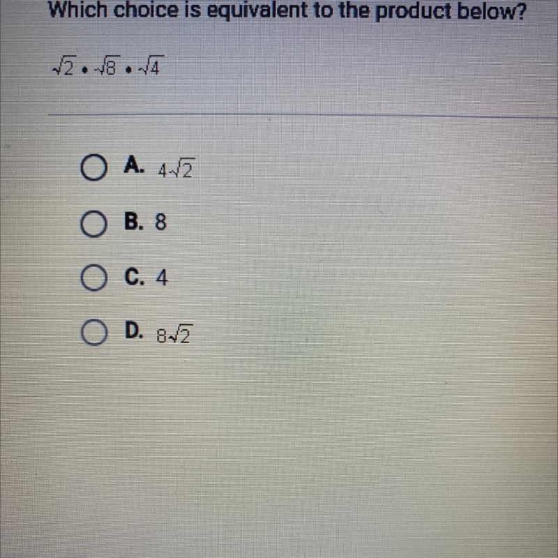 Which choice is equivalent to the product below? .. Someone pls help-example-1