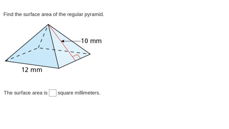 Find the surface area of the regular pyramid. help TvT-example-1