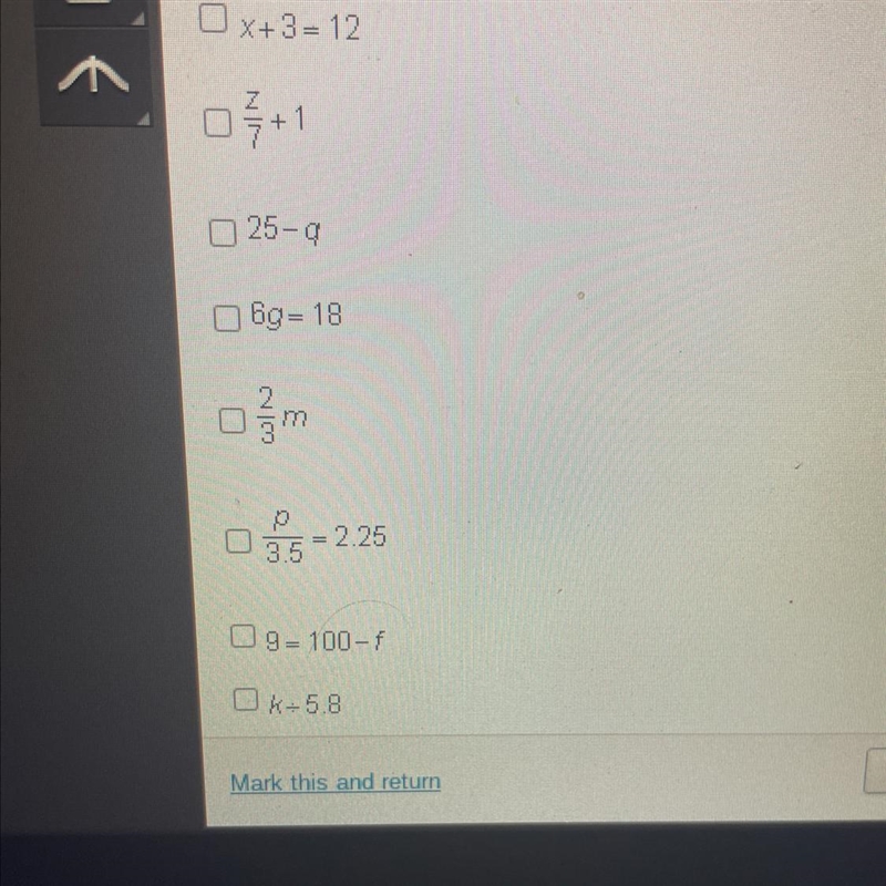 Which are equations? Check all that apply.-example-1