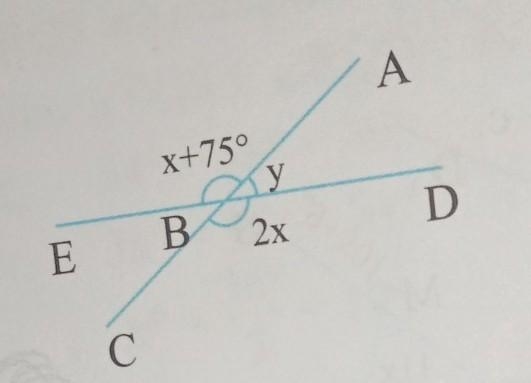 Helppfind the value of x and y ​-example-1