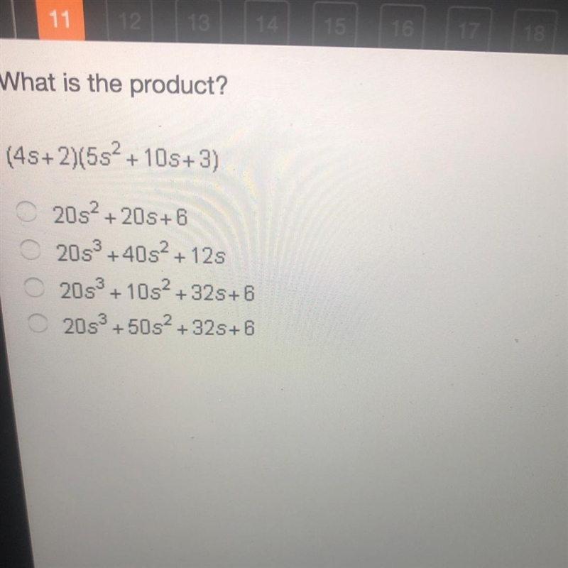 11 What is the product? (45+2)(582 +105+3) 2052 + 205+6 205 +4092 + 125 205 +105+ 32846 205 + 50s-example-1