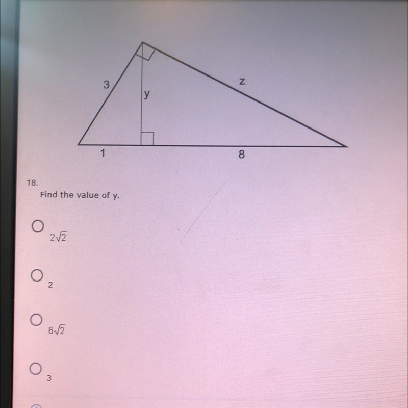 Please Help!! :D Find the value of y.-example-1