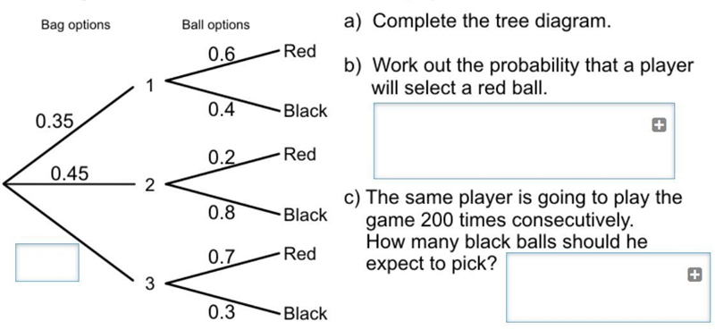 a game consists of randomly choosing a bag (labelled 1,2 or 3) out of a choice of-example-1