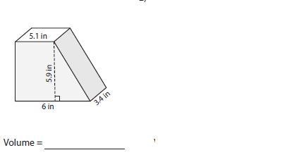 Find the volume of each shape. Round your answer to two decimal places.with clear-example-1