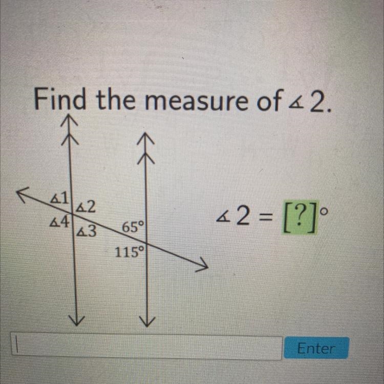 Find the measure of 2.-example-1