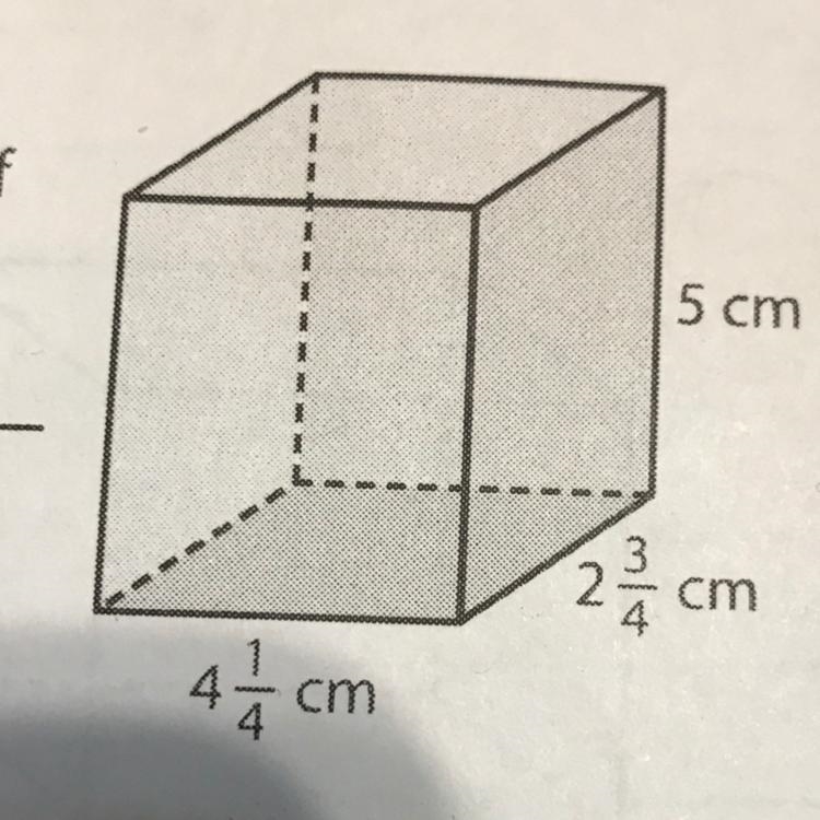 Leticia has a small paper weight in the shape of a rectangular prism. The dimensions-example-1