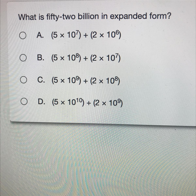 What is fifty-two billion in expanded form?-example-1