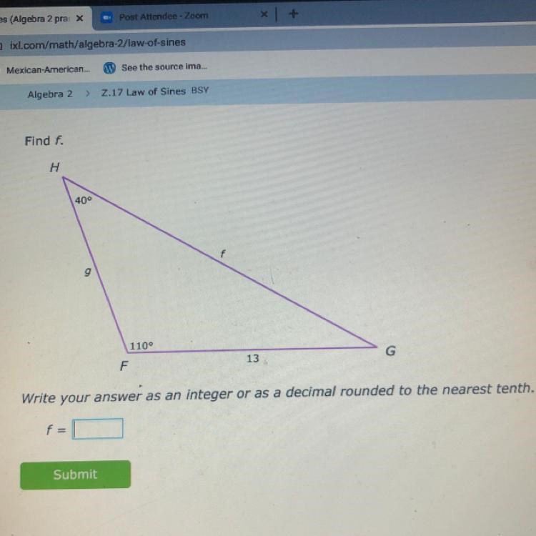 HELP ME PLEASE LAWS OF SINES !! IXL !!-example-1