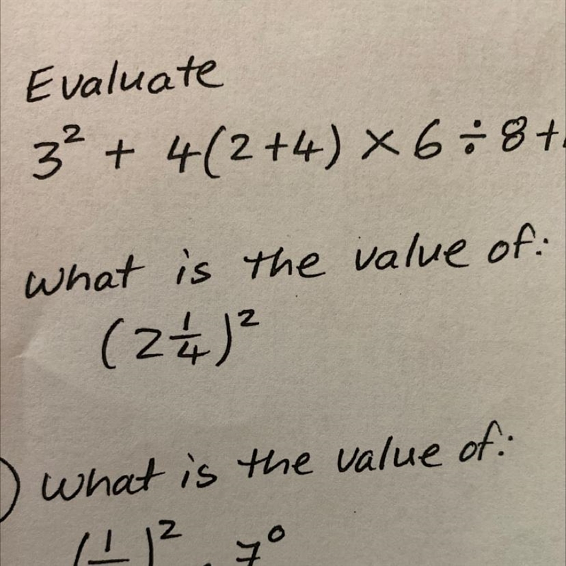 What is the value of: (2 1/4)² NEED ASAP-example-1