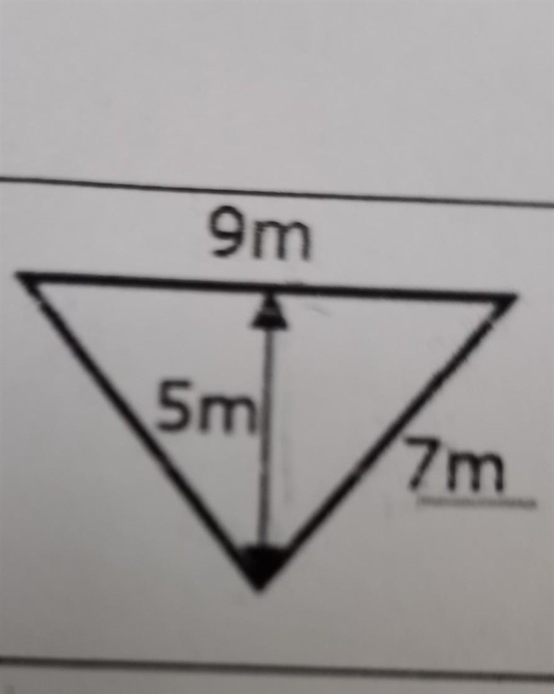 Find the area of the traingle ( don't forget units) ​-example-1