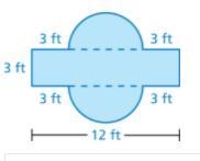 Find the perimeter and area of the figure to the nearest hundredth use 3.14 for pi-example-1