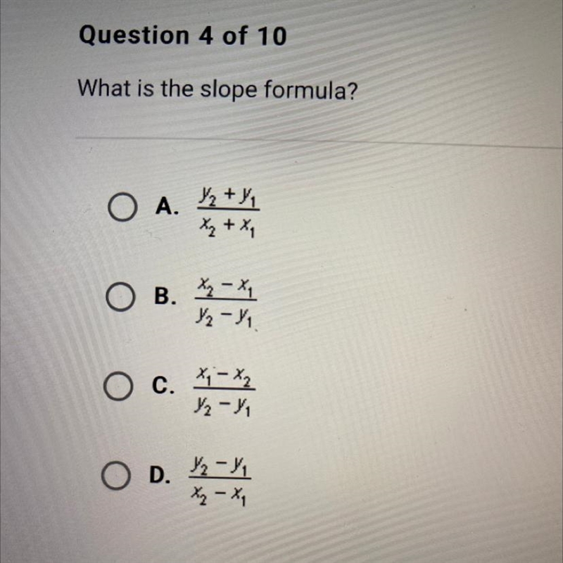 What is the slope formula?-example-1