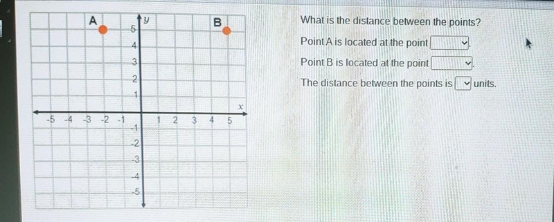 Please help me I appreciate it What is the distance between the points? Point A is-example-1