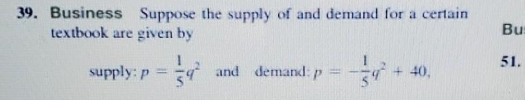 Need help finding the equilibrium price and quantity​-example-1