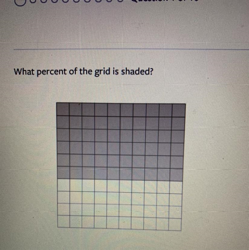 What percent of the grid is shaded?-example-1