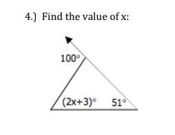 Pls Help! This is due today! Find the value of x:-example-1