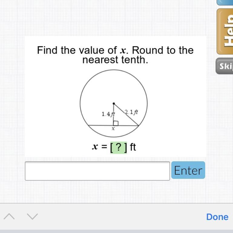 Find the value of x. help with geometry pls-example-1