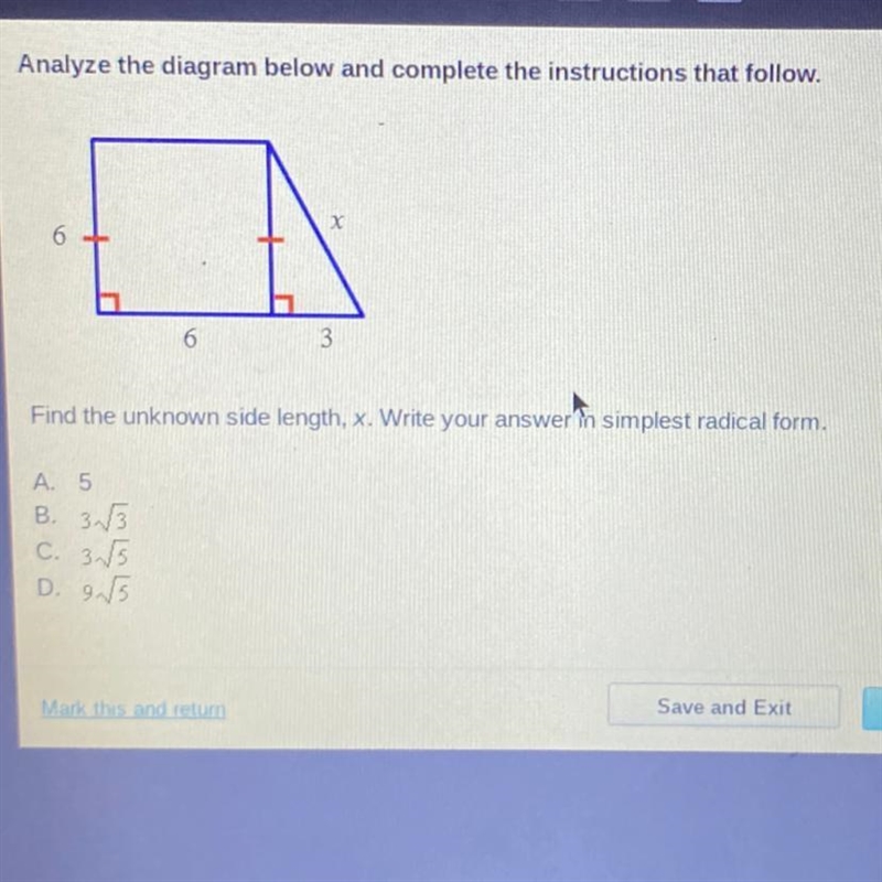 Analyze the diagram below and complete the instructions that follow. х 6 6 3 Find-example-1