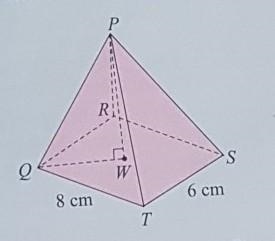 PLEASE HELP ME TO ANSWER THIS QUESTION. A right pyramid PQRST has a rectangular base-example-1