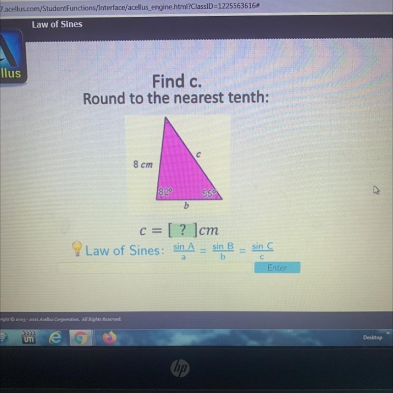 Find c round to the nearest tenth-example-1