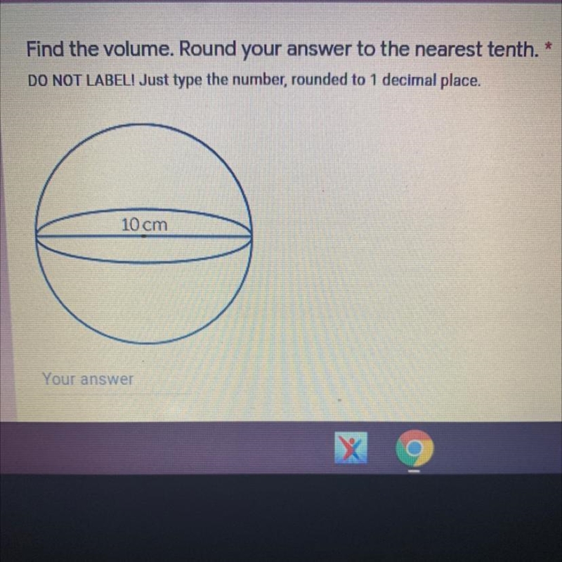 Find the volume. Round your answer to the nearest tenth. DO NOT LABEL! Just type the-example-1