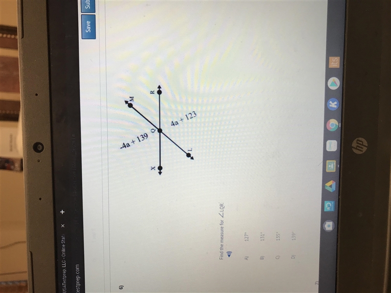 Find the measure for < LQR-example-1