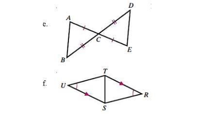 Use SSS, SAS, ASA, AAS, or Not Enough Information to identify the postulate or theorem-example-1