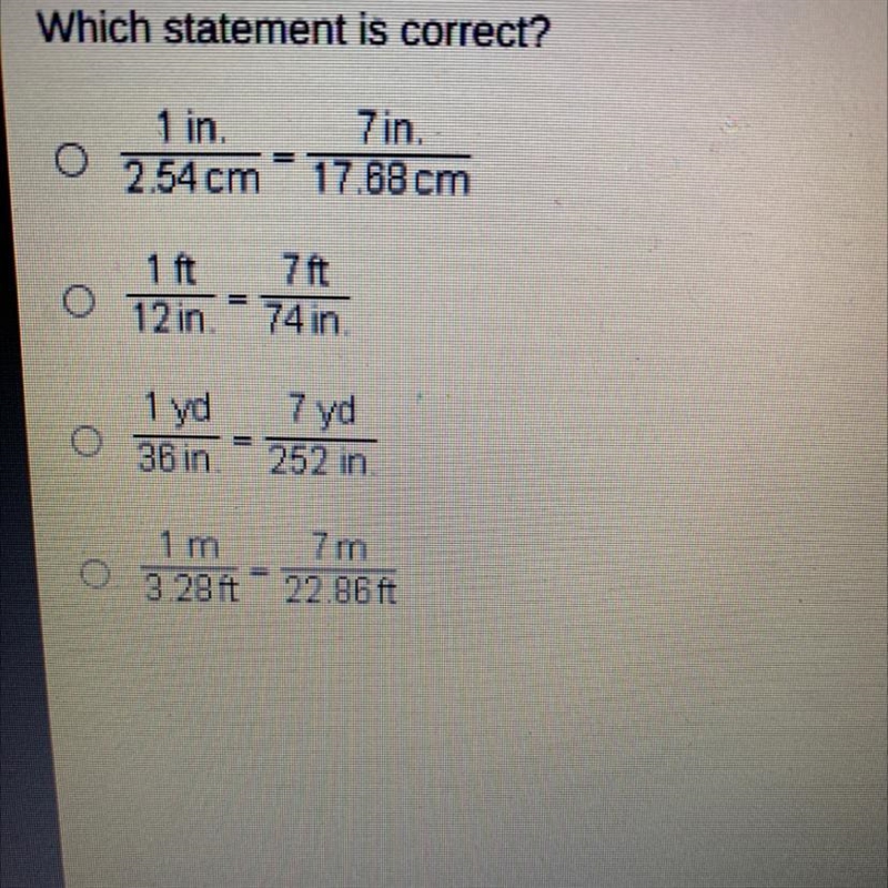 (URGENT) Which statement is correct form the following?-example-1