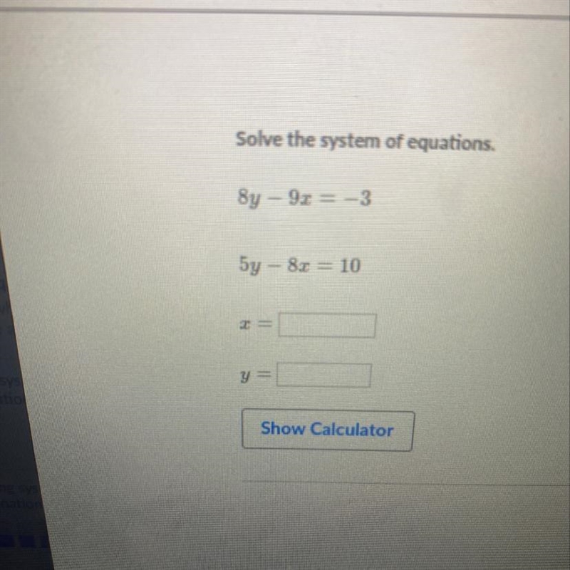 Solve the system of equations.-example-1