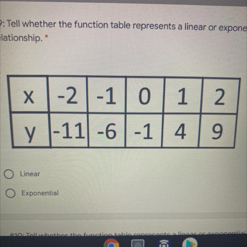 Is it linear or exponential-example-1