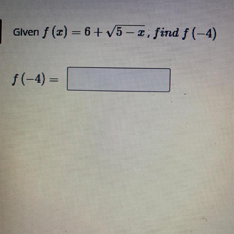 Help please! Find f(-4)=-example-1