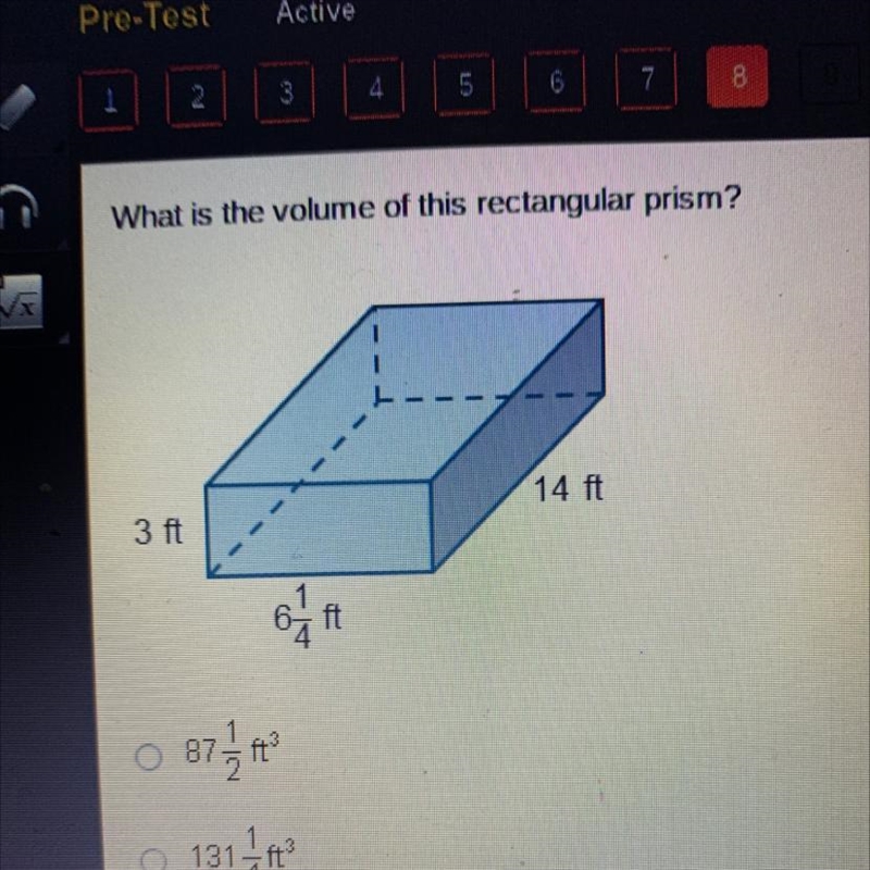 14 ft 3 ft 6 ft O 873# 1313 252ft 0 262 52.31-example-1