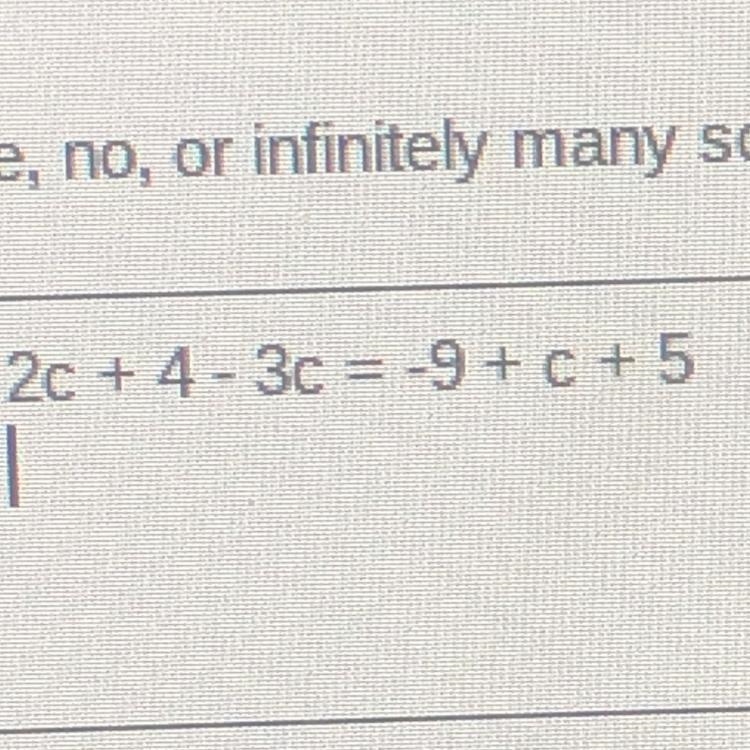 One, no, or infinitely many solutions-example-1