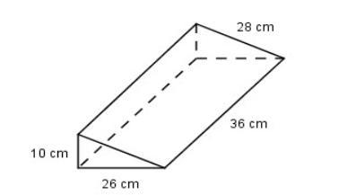 What is the surface area of the given figure? A. 2564 cm B. 2276 cm C. 2184 cm D. 1160 cm-example-1