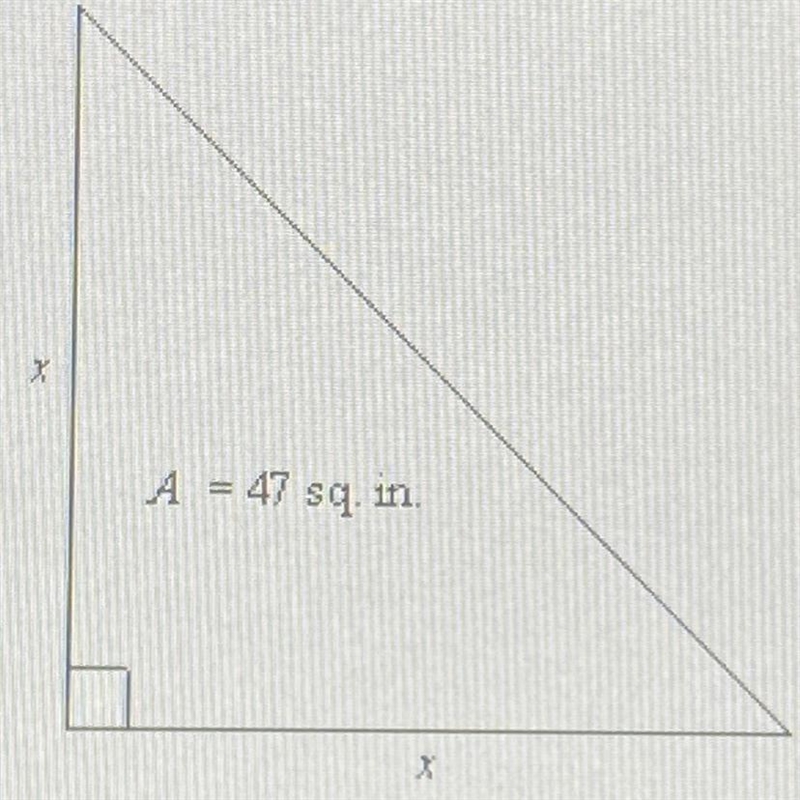 Find the value of x. if necessary, round to the nearest tenth a. 13.7 in b. 11.7 in-example-1