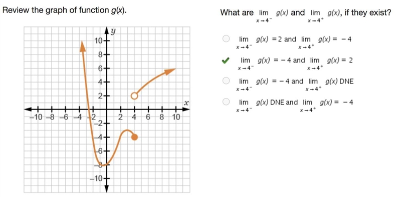 ANSWERED What is Limit of h (x) as x approaches 10 plus? 12.5 13 CORRECT 18.5 19 THESE-example-3