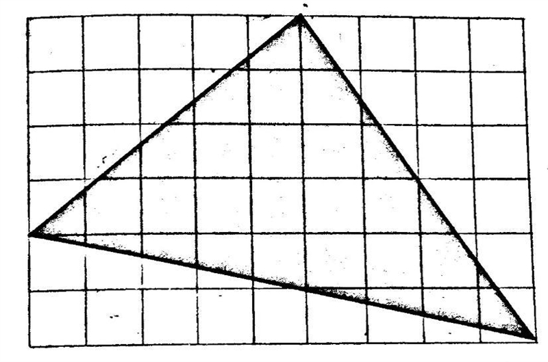 Calculate the area of triangle .-example-1