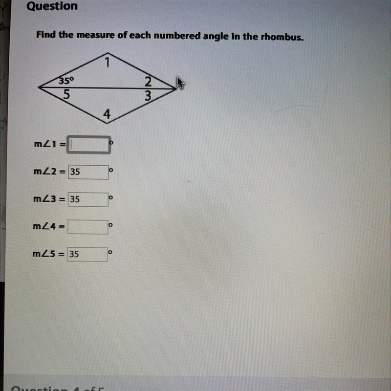 What are the measures for 1 and 4-example-1