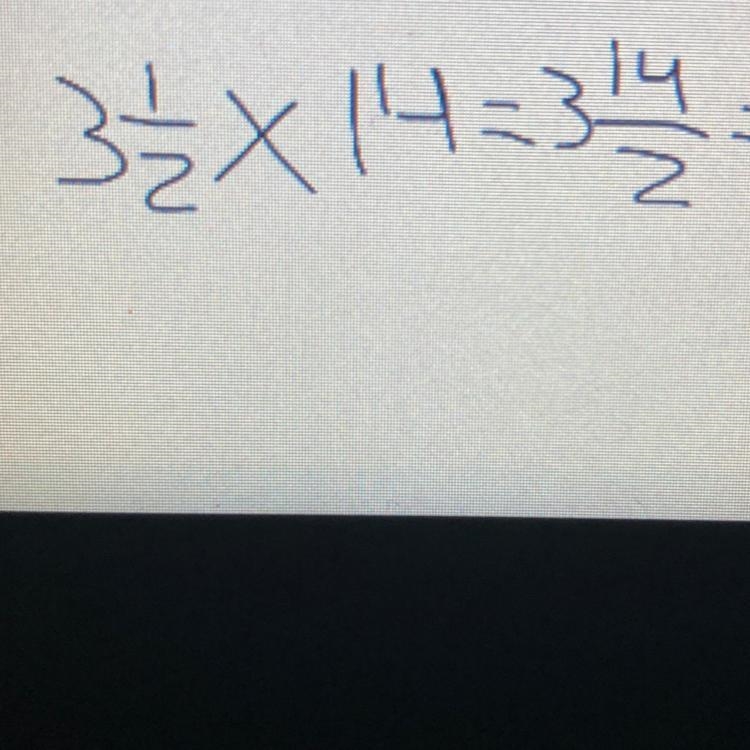 3 1/3 x 14 = 3 14/2 = H3-example-1