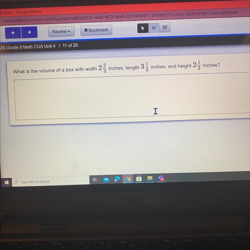 What is the volume of a box with width 2 inches, length 3.5 inches, and height 2 inches-example-1