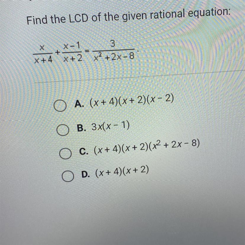 Find the LCD of the given rational equation-example-1